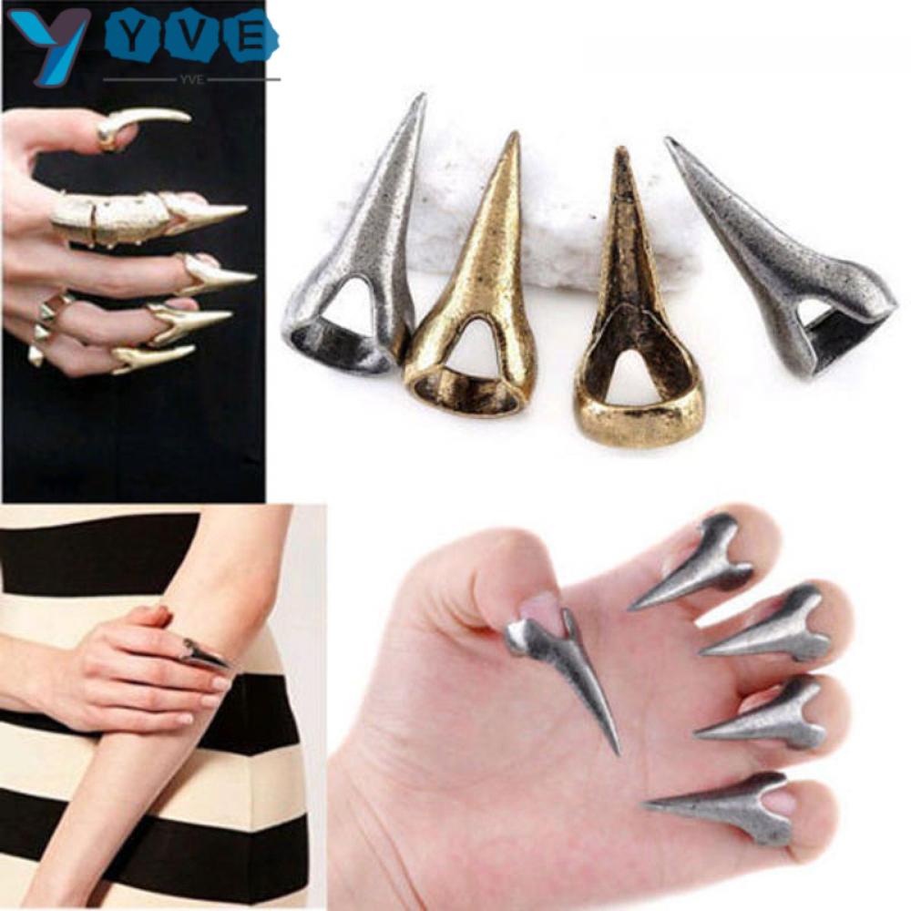 YVE Set 5 Móng Vuốt Nhọn Phong Cách Gothic Punk