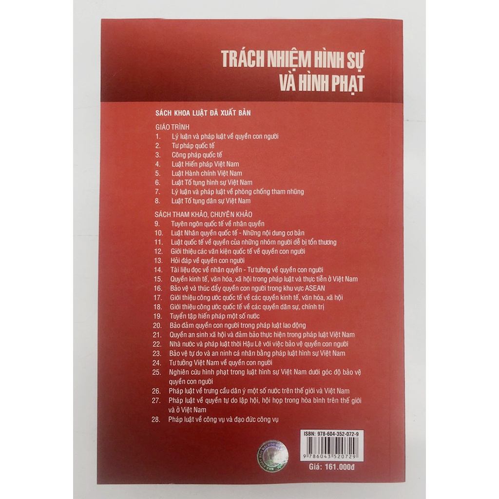 Sách - Trách Nhiệm Hình Sự Và Hình Phạt