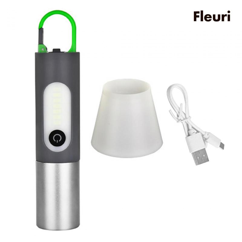 Móc Khóa Đèn Pin 4 Chế Độ Tiện Lợi