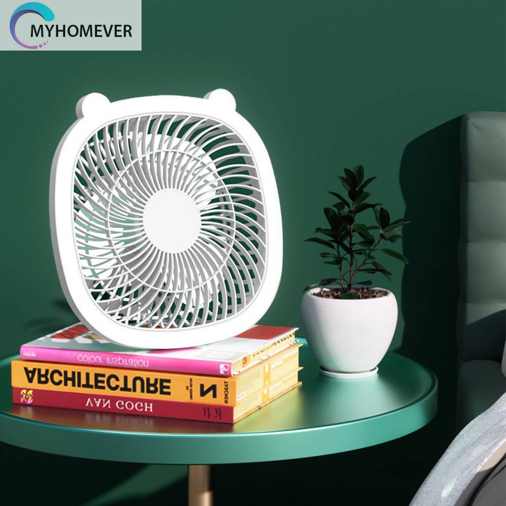 Quạt Điện Làm Mát 3 Tốc Độ 1200MAH Có Thể Gập Lại Cho Văn Phòng / Nhà Ở