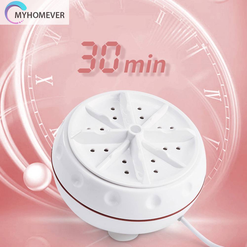 Máy Giặt Quần Áo Bằng Sóng Siêu Âm 30W Kèm Cốc Hút