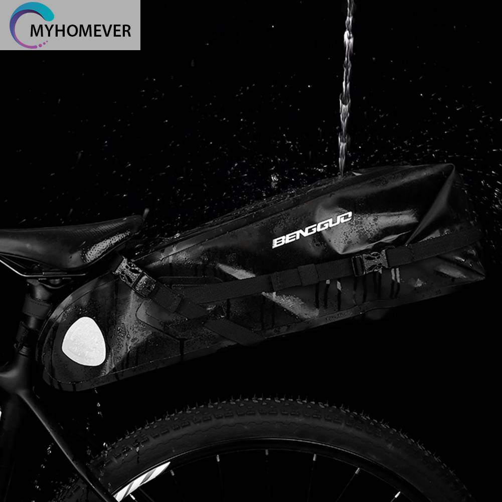 Túi Đựng Đồ Gắn Yên Sau Xe Đạp Leo Núi Gấp Gọn Dung Tích Lớn 10L