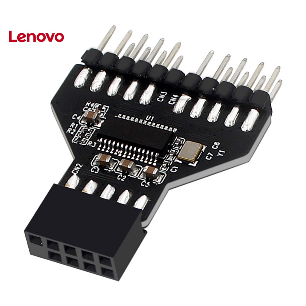 Đầu Nối Bo Mạch Chủ Hoa Hướng Dương Cổng USB2.0 9Pin Sang 2 9Pin Cho Đèn RGB Máy Tính