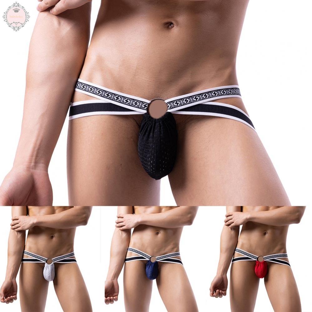 Men Underwear Sexy Soft Underpants Backless Bikini Breathable Bulge Pouch