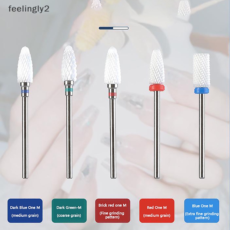 Bộ 7 Đầu Mài Móng Tay Bằng Sứ &amp; Thép Chuyên Dụng