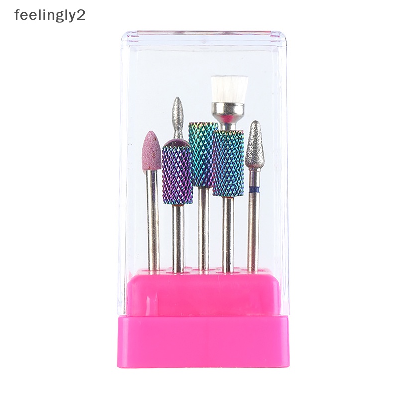 Bộ 7 Đầu Mài Móng Tay Bằng Sứ &amp; Thép Chuyên Dụng