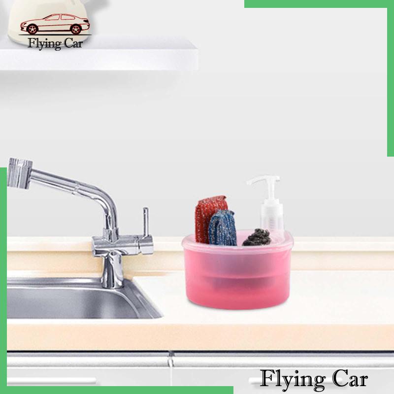 Bình Đựng Xà Phòng Dạng Lỏng 1L 2 Trong 1 Kèm Giá Đỡ Xốp Tiện Dụng Cho Gia Đ