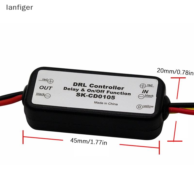 1 Rơ Le Điều Khiển Đèn LED DRL Chạy Ban Ngày Cho Xe Hơi