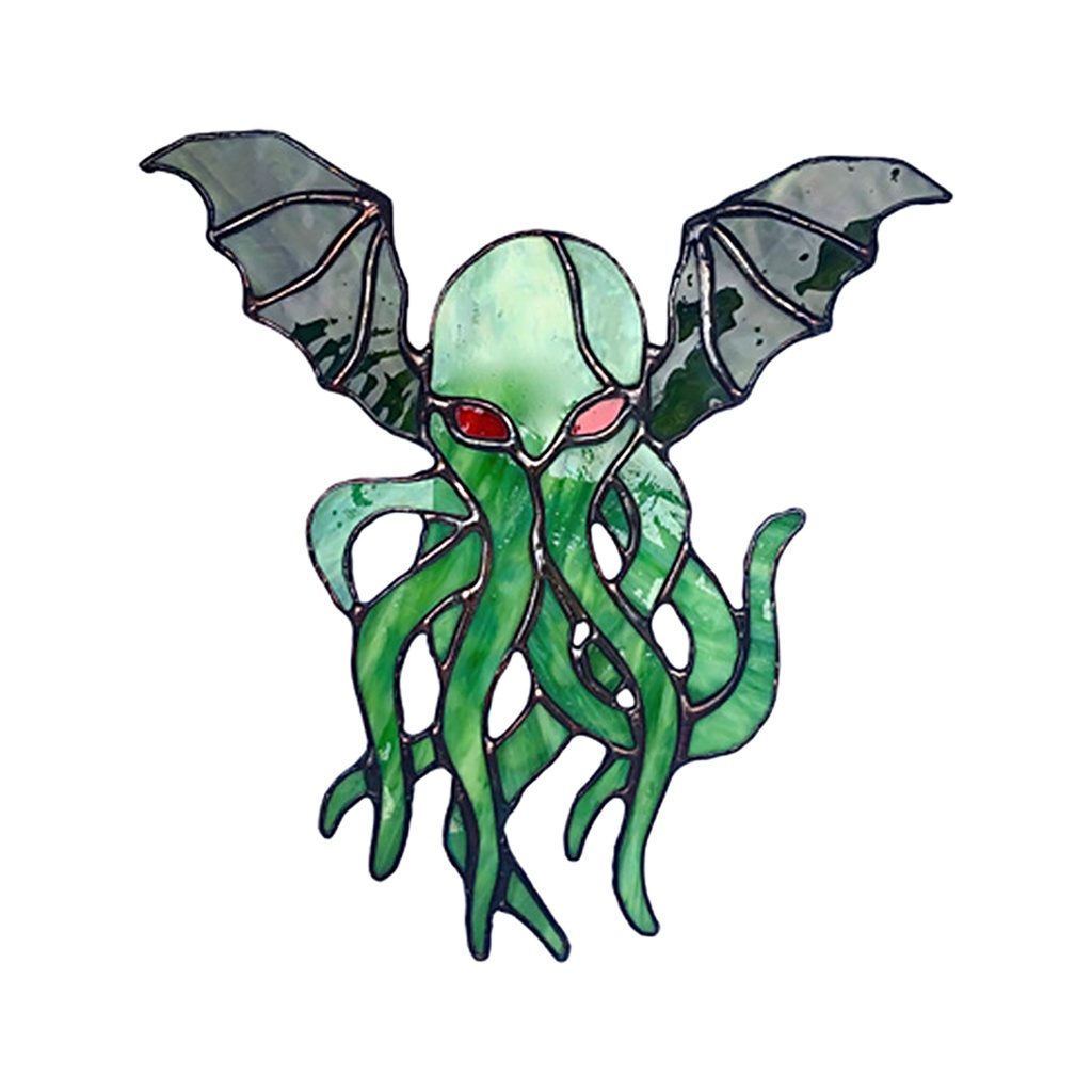 Miếng Dán Tường / Kính Cửa Sổ Bằng PVC Hình Bạch Tuộc Có Cánh Bắt Mắt Tháo Rời Được