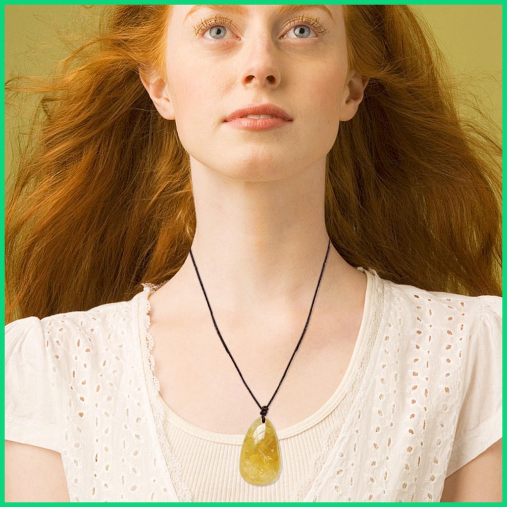 Vòng cổ Mặt Đá Pha Lê Vàng Thời Trang Dành Cho Nữ