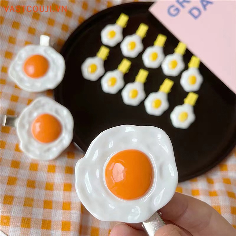 Kẹp Tóc Màu Vàng Ngọt Ngào Đáng Yêu Phong Cách Hàn Quốc Cho Nữ