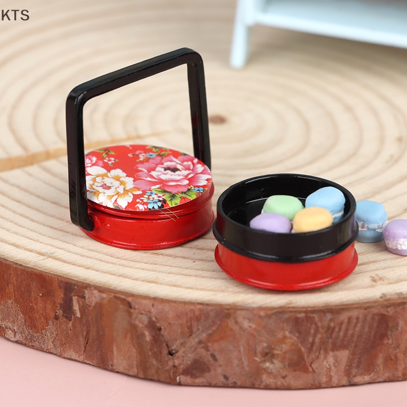 Mô Hình Rổ Kim Loại Đựng Thức Ăn Tỉ Lệ 1: 12 Trang Trí Nhà Búp Bê