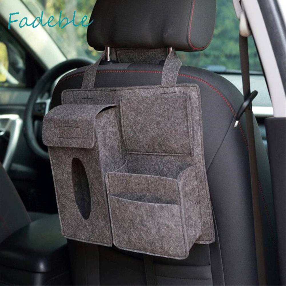 Túi Đựng Điện Thoại Bằng Giấy Nỉ Sức Chứa Lớn Treo Trong Xe Hơi