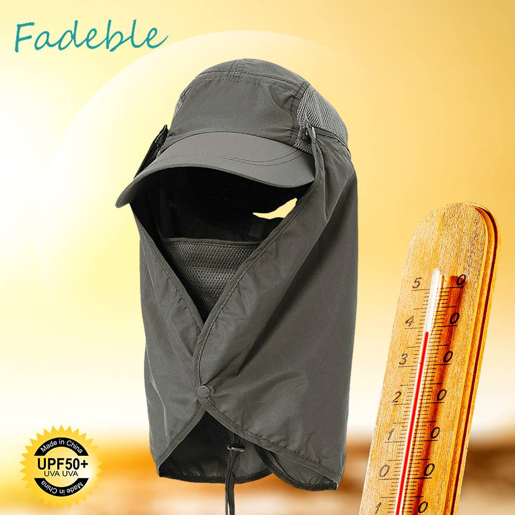 Mũ Lưỡi Trai Có Tấm Chắn Bảo Vệ Mặt Và Cổ Chống Gió Thoáng Khí Dành Cho Nam Nữ