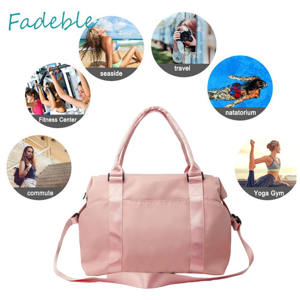 Túi Du Lịch Thể Thao Sức Chứa Lớn Có Chia Ngăn Khô Và Ướt Tiện Dụng