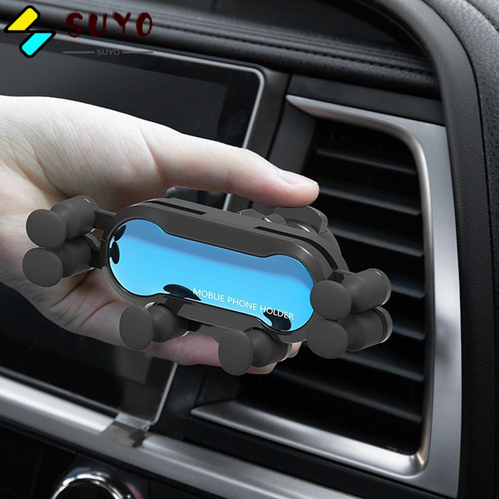 SUYO Giá Đỡ Điện Thoại Ngang Và Dọc Bằng ABS Sáu Móng Cho Xe Hơi