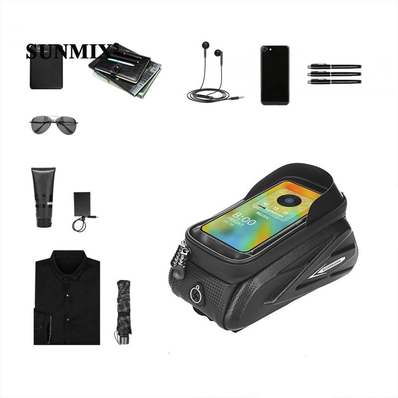 Túi Đựng Điện Thoại Cảm Ứng Gấp Gọn Gắn Khung Trước Xe Đạp Cho Nam