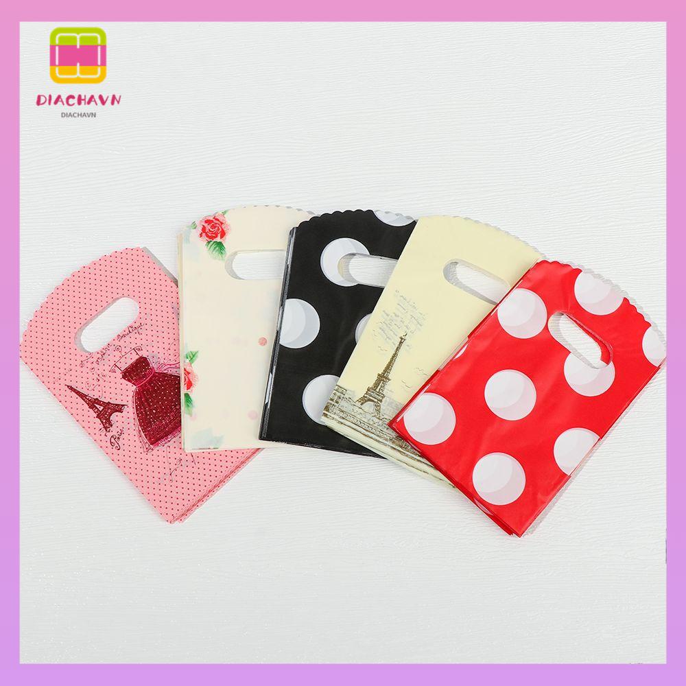 DIACHAVN Set 50 Túi Nhựa Đựng Đồ Đa Năng Tiện Dụng