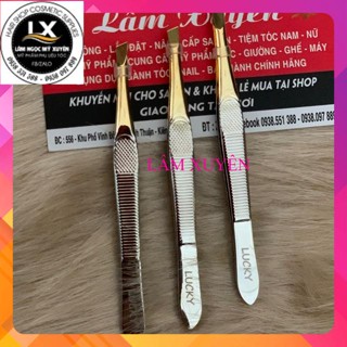 Nhíp nhổ lông mủi xéo inox cao cấp