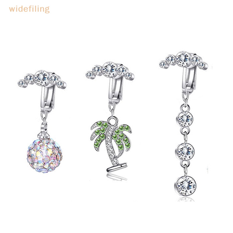 Khuyên RốN HìNh Tim BằNg ThéP Không Gỉ ĐíNh Đá Xinh XắN