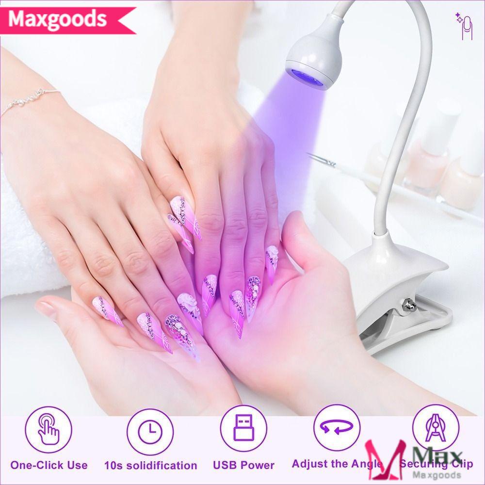 MAXG Đèn Led Hong Khô Móng Tay Bằng Liệu Pháp Ánh Sáng Linh Hoạt Mới