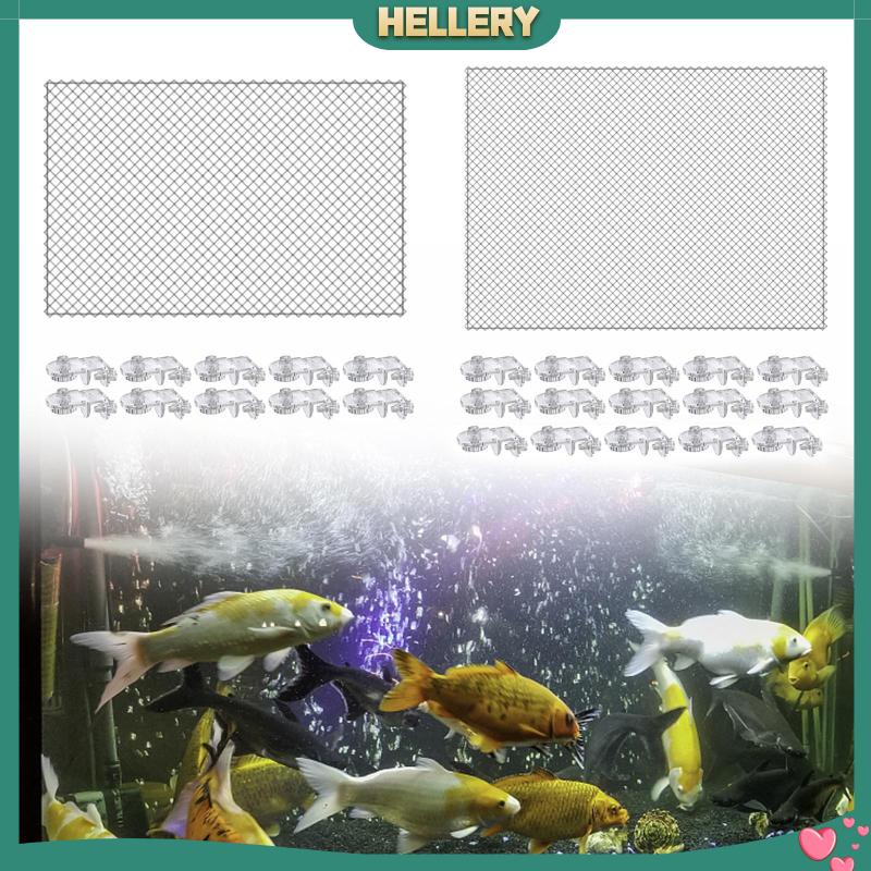 Tấm Lưới Che Bể Cá Có Kẹp Thay Thế Tiện Dụng Ốp