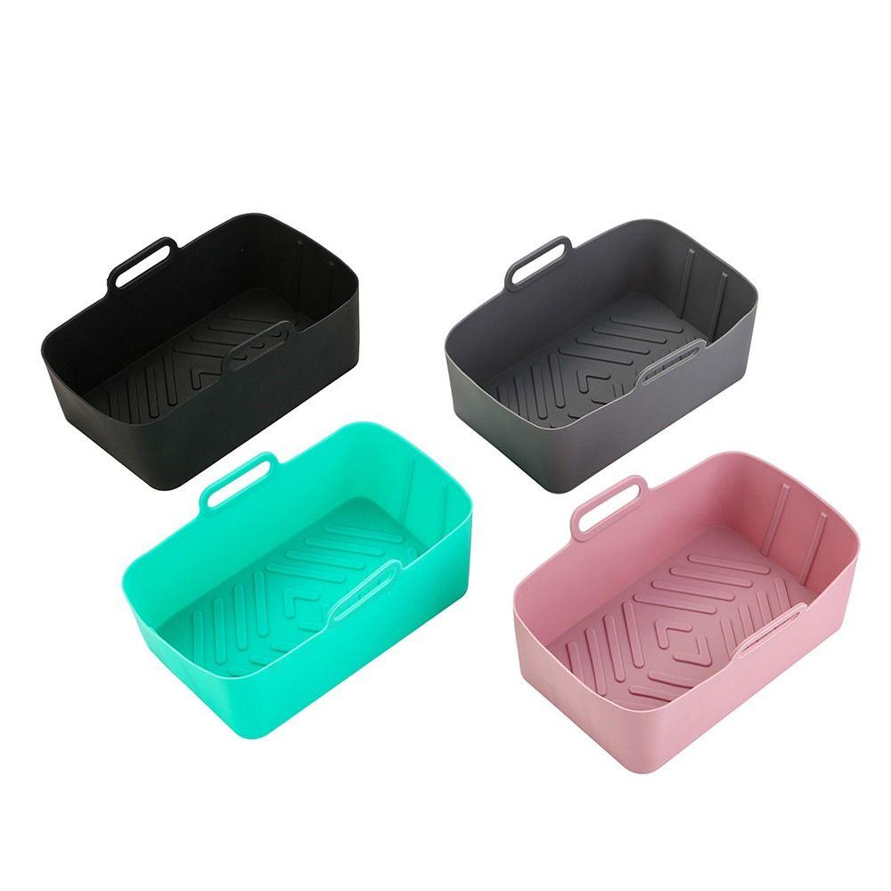 LAKAMIER Nồi Chiên Không Khí / Nướng Bánh Pizza Bằng Silicone Chống Dính Tay Cầm Silicon Dễ Vệ Sinh Tái Sử Dụng Cho NINJA DZ201 / DZ401 / DZ550