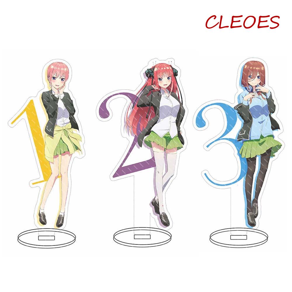 CLEOES Mô Hình Nhân Vật Yotsuba Itsuki Hoạt Hình Nakano Miku Để Bàn Trang Trí