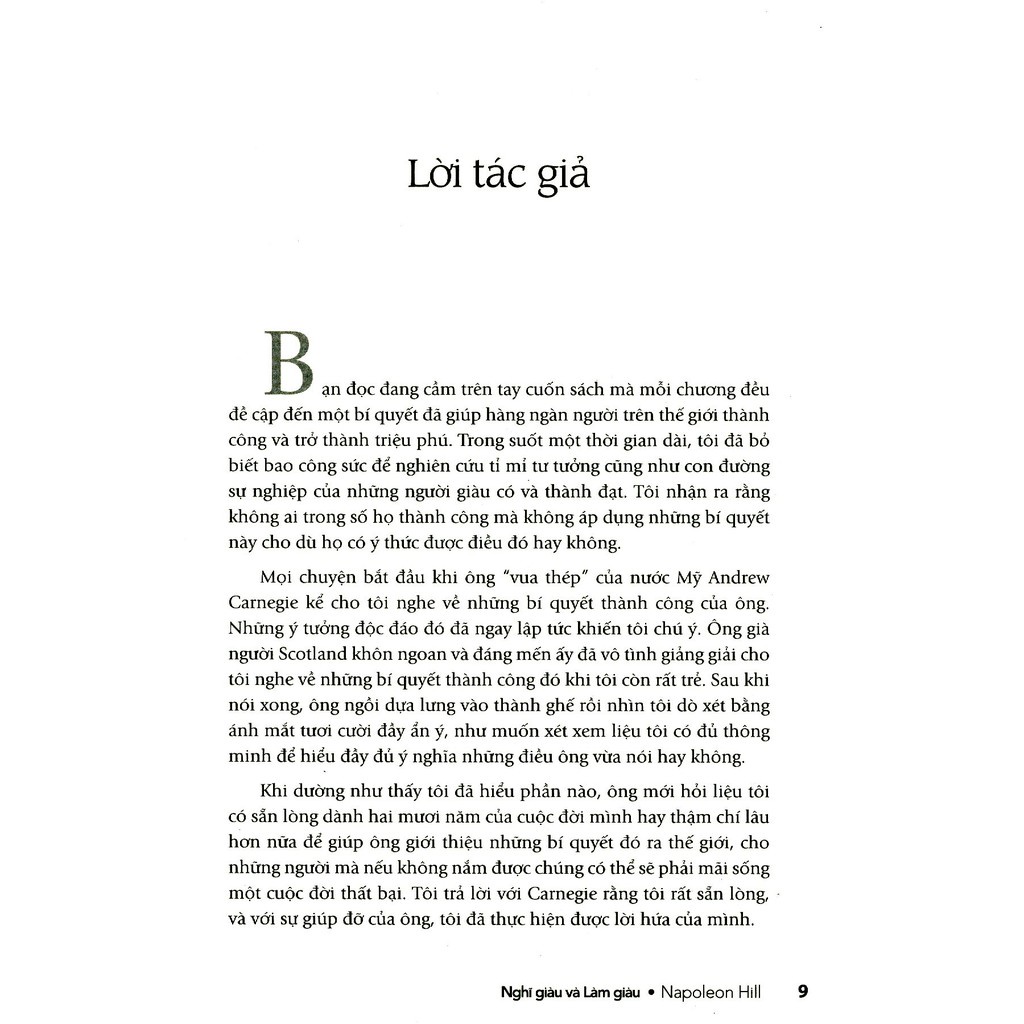 Sách - Nghĩ Giàu & Làm Giàu