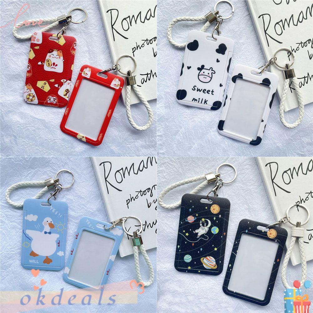 OKDEALS Ví Đựng Thẻ ID Kiểu Dáng Dễ Thương Cho Nam Và Nữ