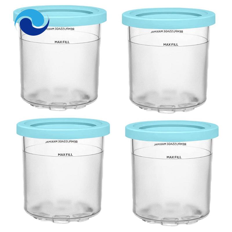 Cốc Làm Kem Có Nắp Đậy Tiện Dụng Cho Ninja Pints NC301 NC300 NC299AMZ