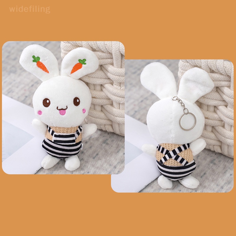 Móc Khóa Hình Thỏ Nhồi Bông Mềm Mại Dễ Thương
