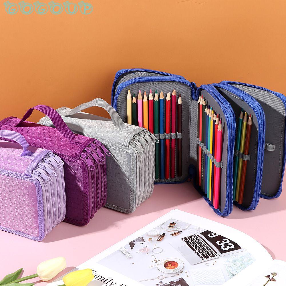 GOGOUP Túi Đựng Bút Chì 72 Ngăn Tiện Lợi