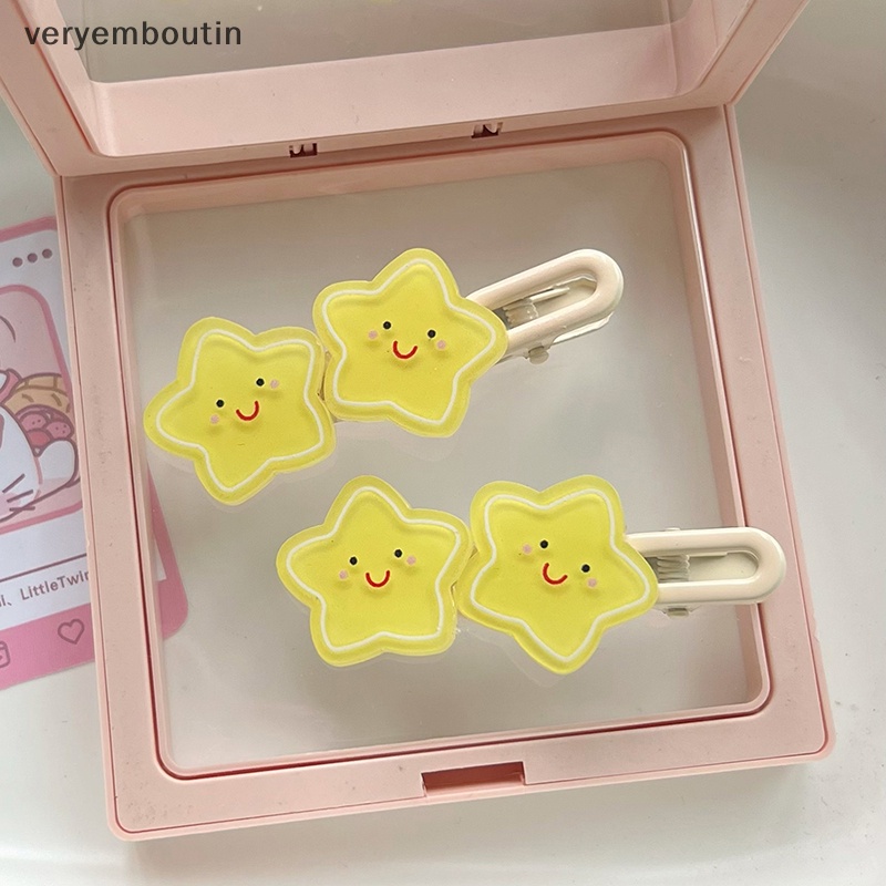 Kẹp Tóc Hình Ngôi Sao Năm Cánh Hoạt Hình Dễ Thương Cho Bé Gái