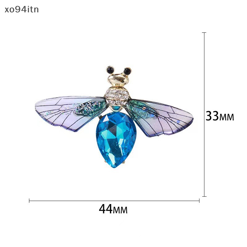 Ghim Cài Áo Hình Con Ong Đính Đá Nhiều Màu Sắc Thời Trang