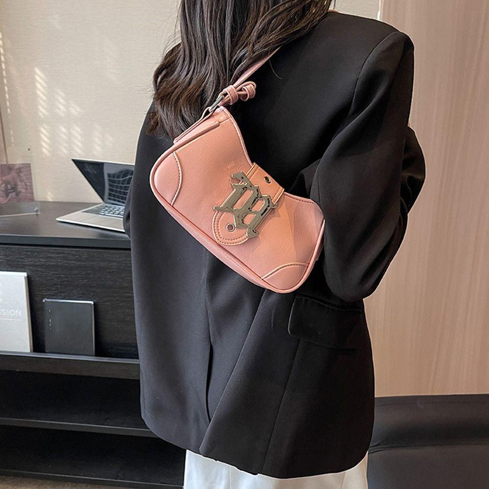 FALLFORBEAUTY Túi Đeo Dưới Cánh Tay Hình Bán Nguyệt Y2k Phong Cách Ins Thanh Lịch Chống Thấm Nước Dùng Hàng Ngày