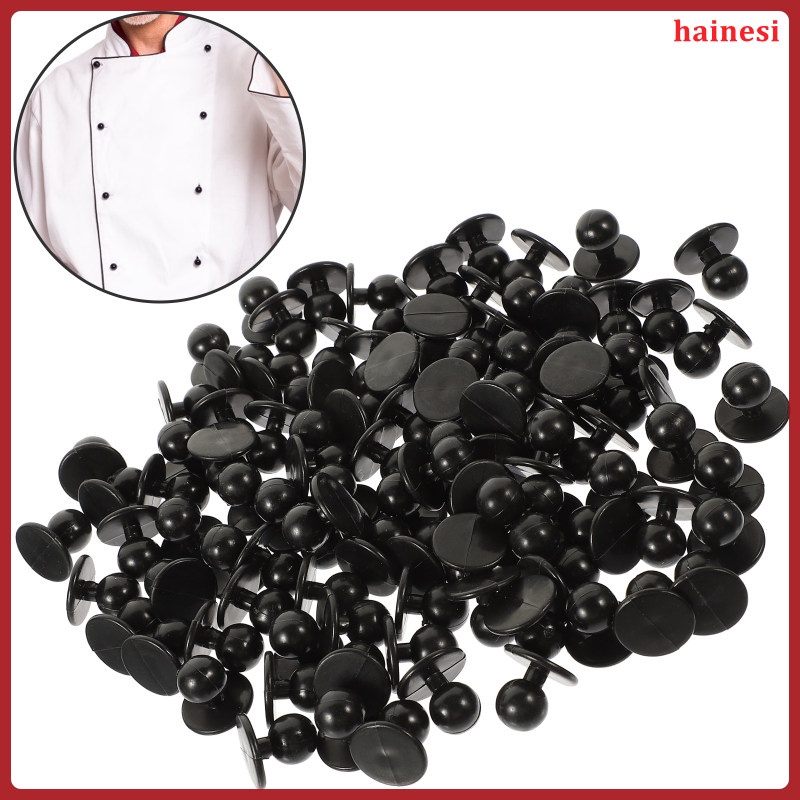 Set 100 Nút Nhựa Mini Đính Ngọc Trai Trang Trí Quần Áo Đầu Bếp