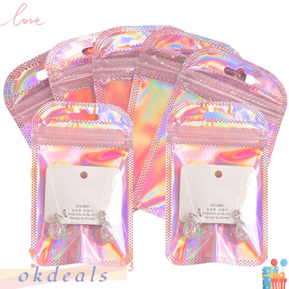 OKDEALS Bộ 50 Túi Zip Đựng Trang Sức Tiện Lợi