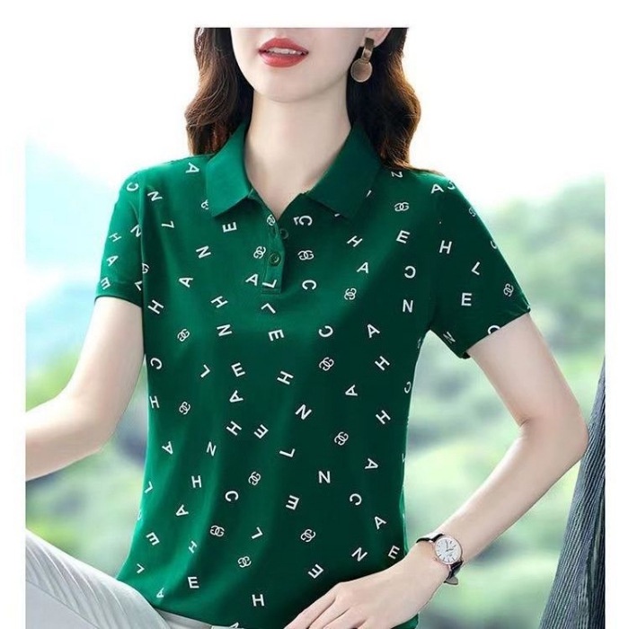 Áo Thun polo Tay Ngắn Cổ Bẻ Cỡ Lớn Thời Trang Trẻ Trung
