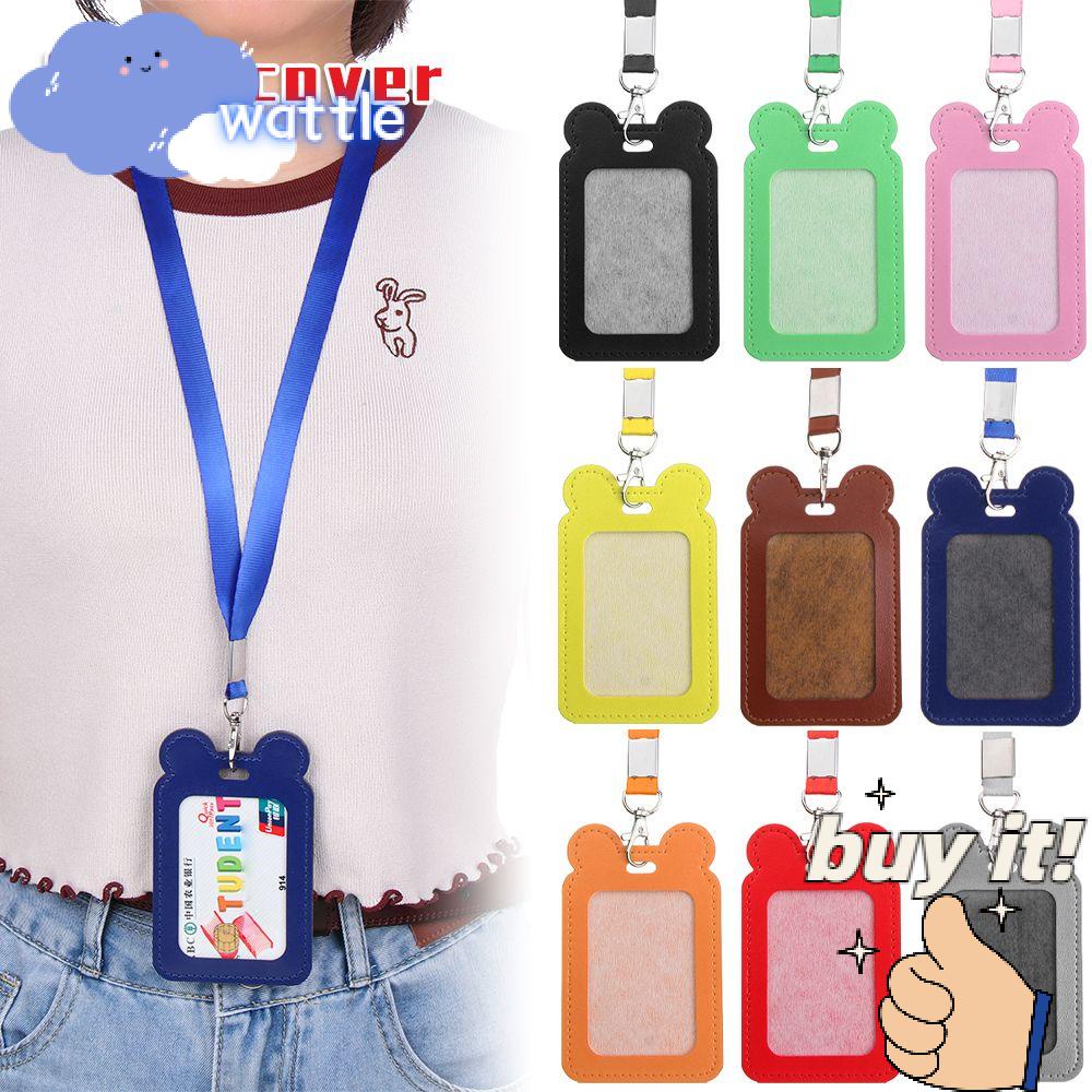 WATTLE Ví Da PU Đựng Thẻ Tín Dụng / Danh Thiếp Tiện Dụng Ốp