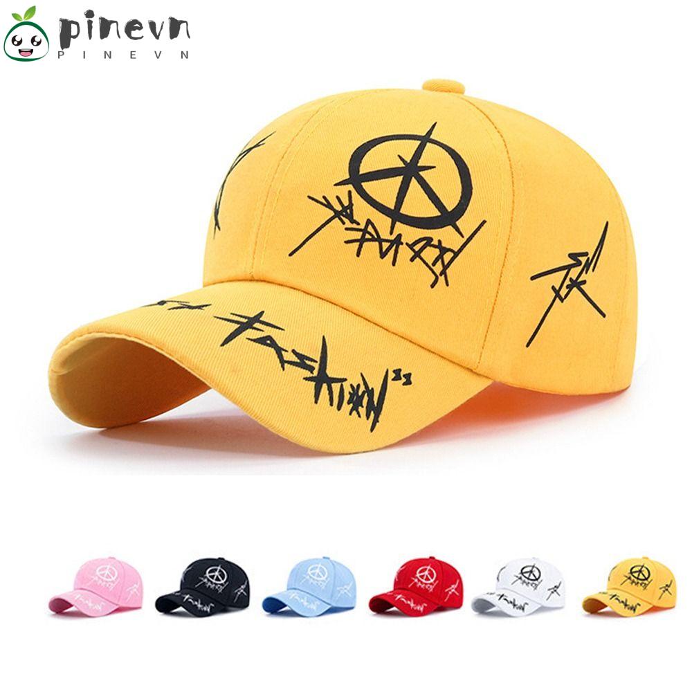 PINEVN Mũ Lưỡi Trai Họa Tiết Ngôi Sao Năm Cánh Thời Trang Xuân Hè Cá Tính