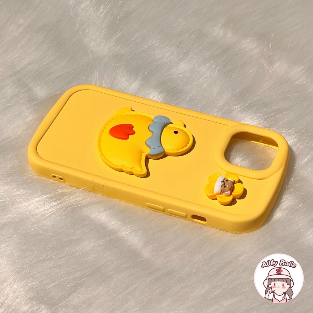 Ốp Điện Thoại TPU Dẻo Họa Tiết Gấu / Vịt Vàng Dễ Thương Chống Bụi Bẩn Cho IPhone 14 Pro Max IPhone 12 11 Pro Max XS XR