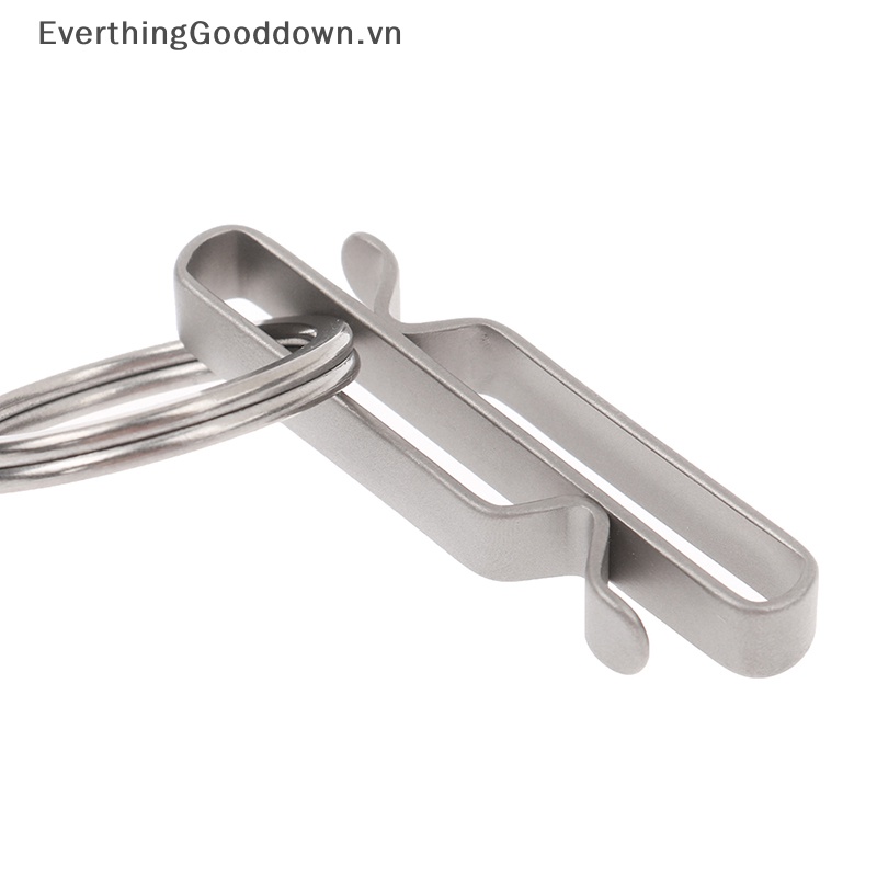 Everthinggooddown Móc Khóa Dây Ruy Băng Bằng Hợp Kim Titan Nhanh Chóng Dùng Khi Đi Bộ Đường Dài vn