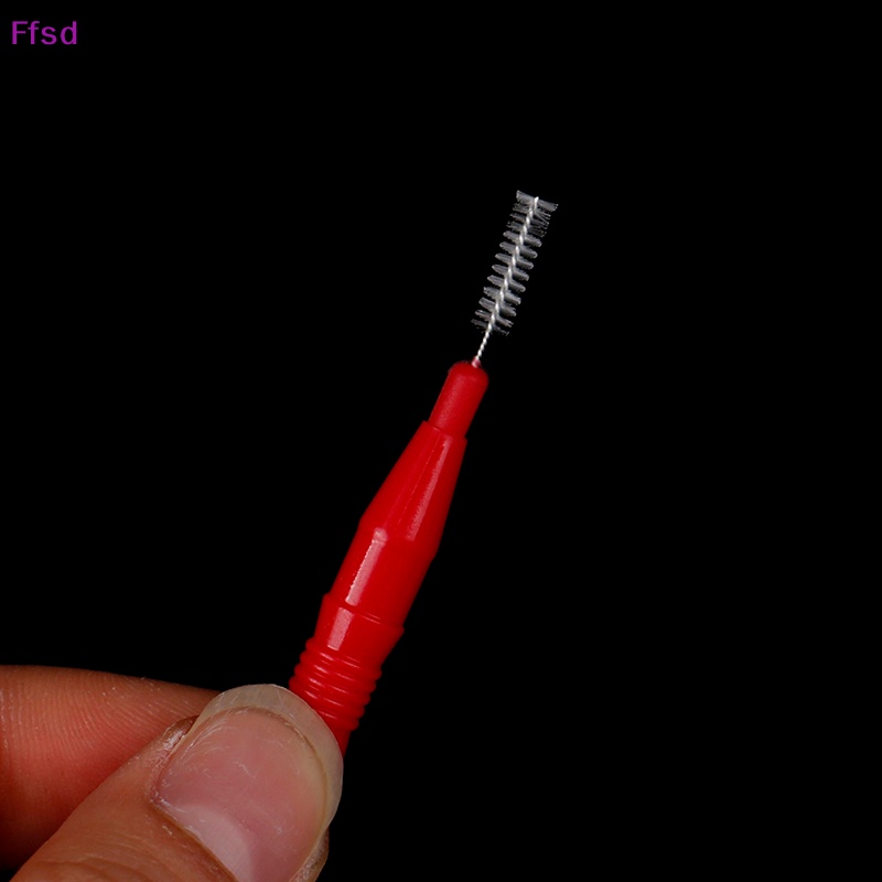 {Ffsd} Set 40 Bàn Chải Làm Sạch Răng Miệng Có Đầu Chỉ Thay Thế * Bán Chạy