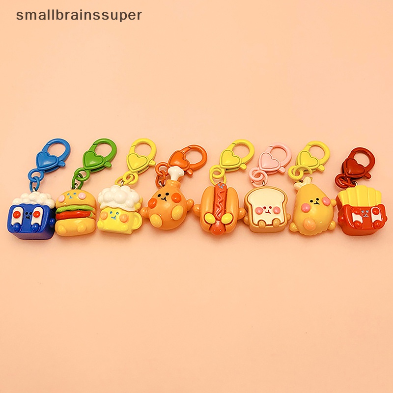 Móc Khóa Hình Đồ Ăn Chiên / Hamburger Ngộ Nghĩnh Dễ Thương