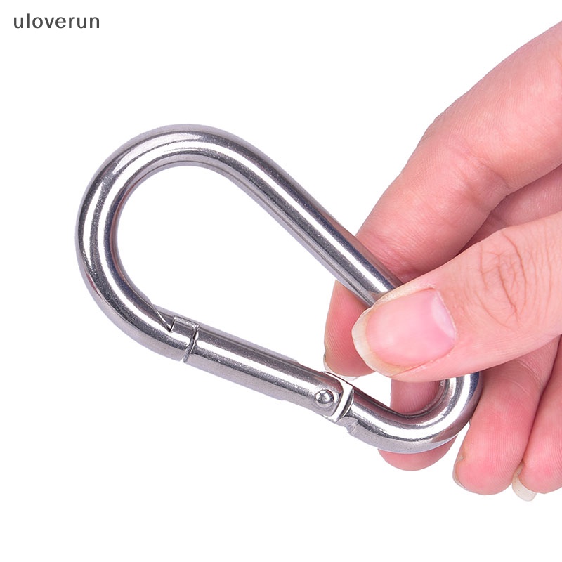 Móc Khóa Carabiner Bằng Thép Không Gỉ 304 Nhanh Chóng Tiện Lợi