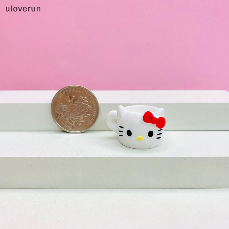Set 5 Móc Khóa Hình Ly Sanrio Mini Màu Kẹo Trang Trí Nhà Búp Bê