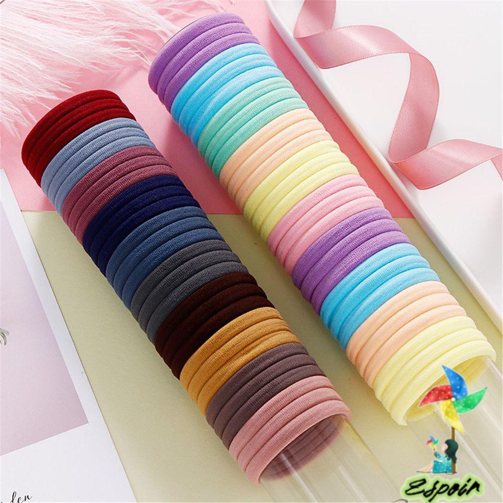 ESPO Set 50 Dây Buộc Tóc Chất Liệu Nylon Co Giãn