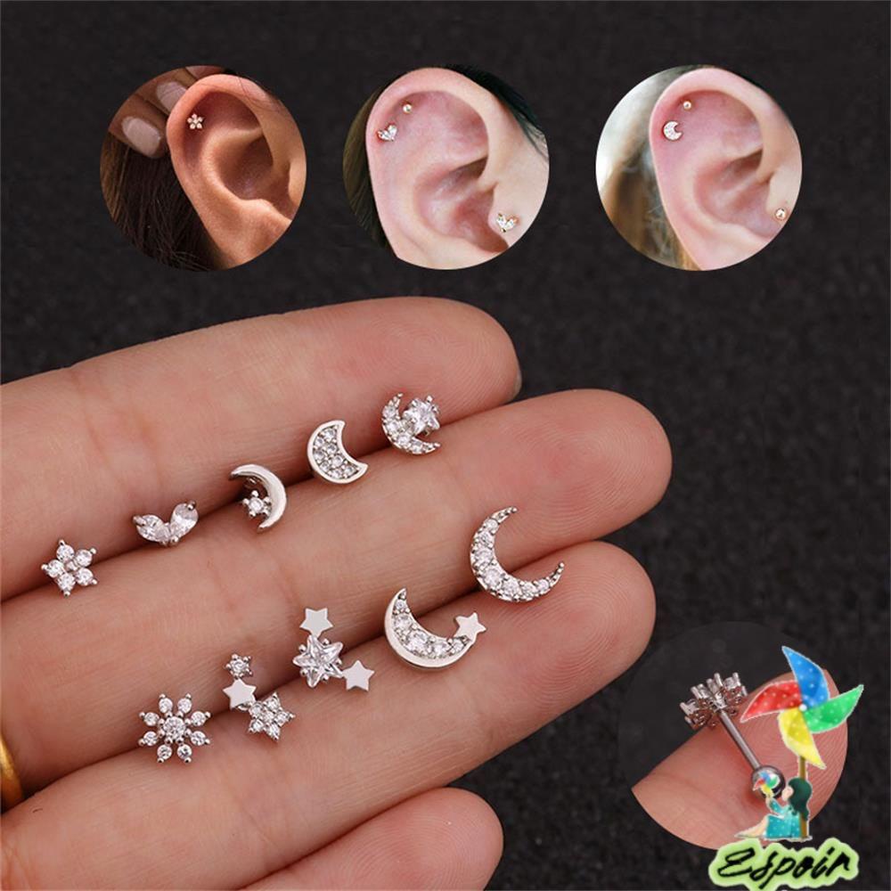 ESPO Khuyên Xỏ Tai / Môi / Sụn Tai / Cơ Thể Bằng Thép Phẫu Thuật Hình Cánh /