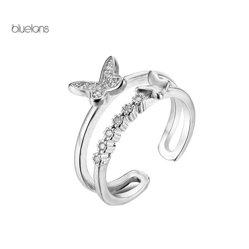 Nhẫn Mở Hình Bướm Ngọt Ngào Thời Trang Cho Nữ